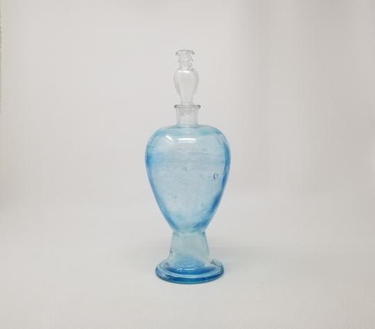 Antique Glass Pharmacy Display Bottle & Stopper