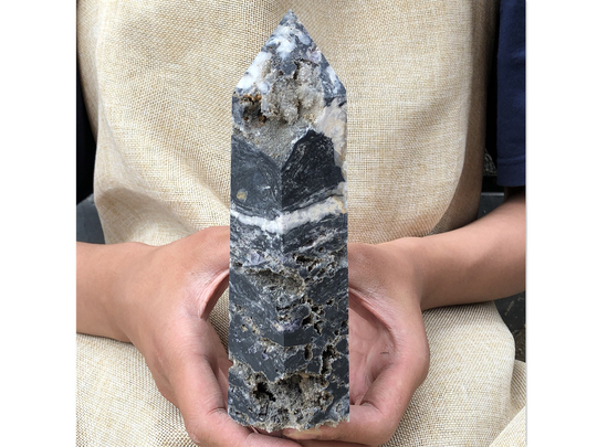 1.56lb Natural Elixir Blende Obelisk, Quartz Crystal,crystal Obelisk, Point,crystal Healing,crystal Wand Xa1709