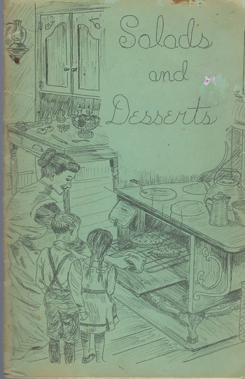 Minneapolis Minnesota Vintage 1961 Salem Covenant Church Salads & Desserts Cookbook Mn Favorite Recipes Collectible Rare Local Cook Book