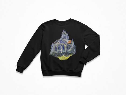 Vincent Van Gogh - The Church At Auvers Sweatshirt, Art History Sweatshirt