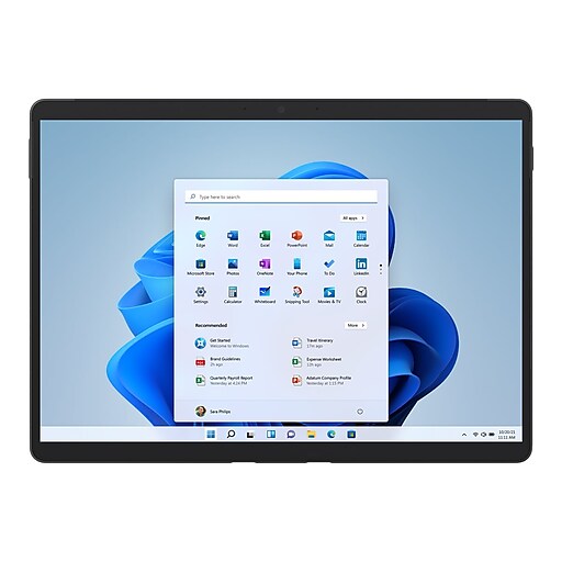 Microsoft Surface Pro 8 13" Tablet, 16GB RAM, 512GB, Windows 11, Graphite (8PY-00016)