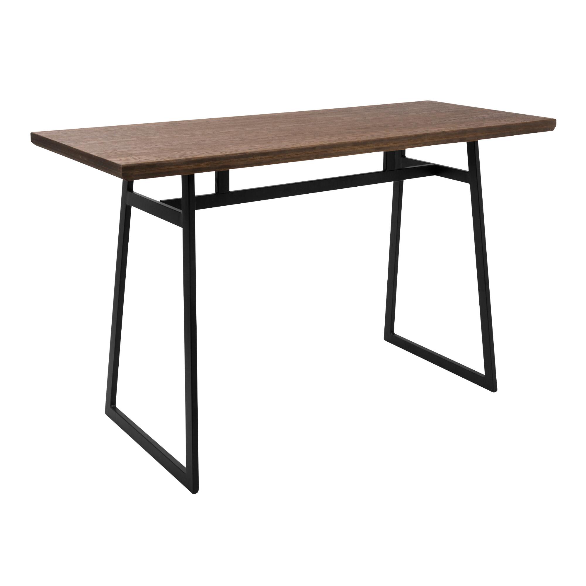 Metal and Wood Matthias Counter Height Dining Table by World Market