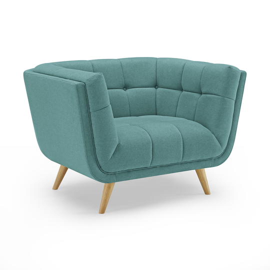 Clihome Single Seat Sofa Modern Mint Green Polyester/Blend Sofa | VO-SA771