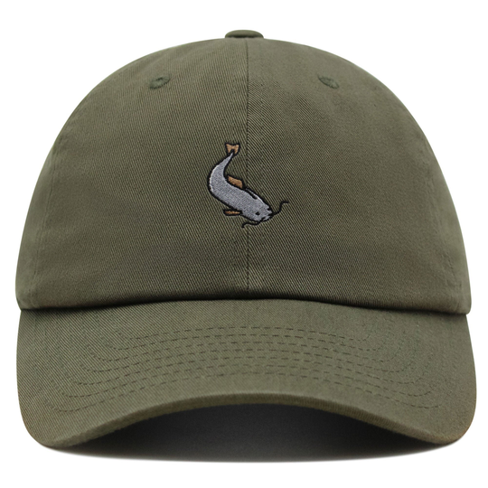 Catfish Premium Dad Hat Embroidered Baseball Cap Seafood