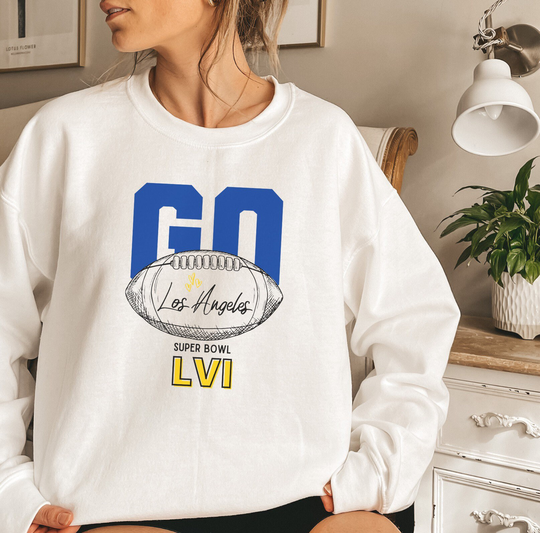 Los Angeles Rams Sweatshirt Super Bowl, Rams Shirt, Go Sweatshirt, Gift For Fans, Matthew Stanford, Super Bowl
