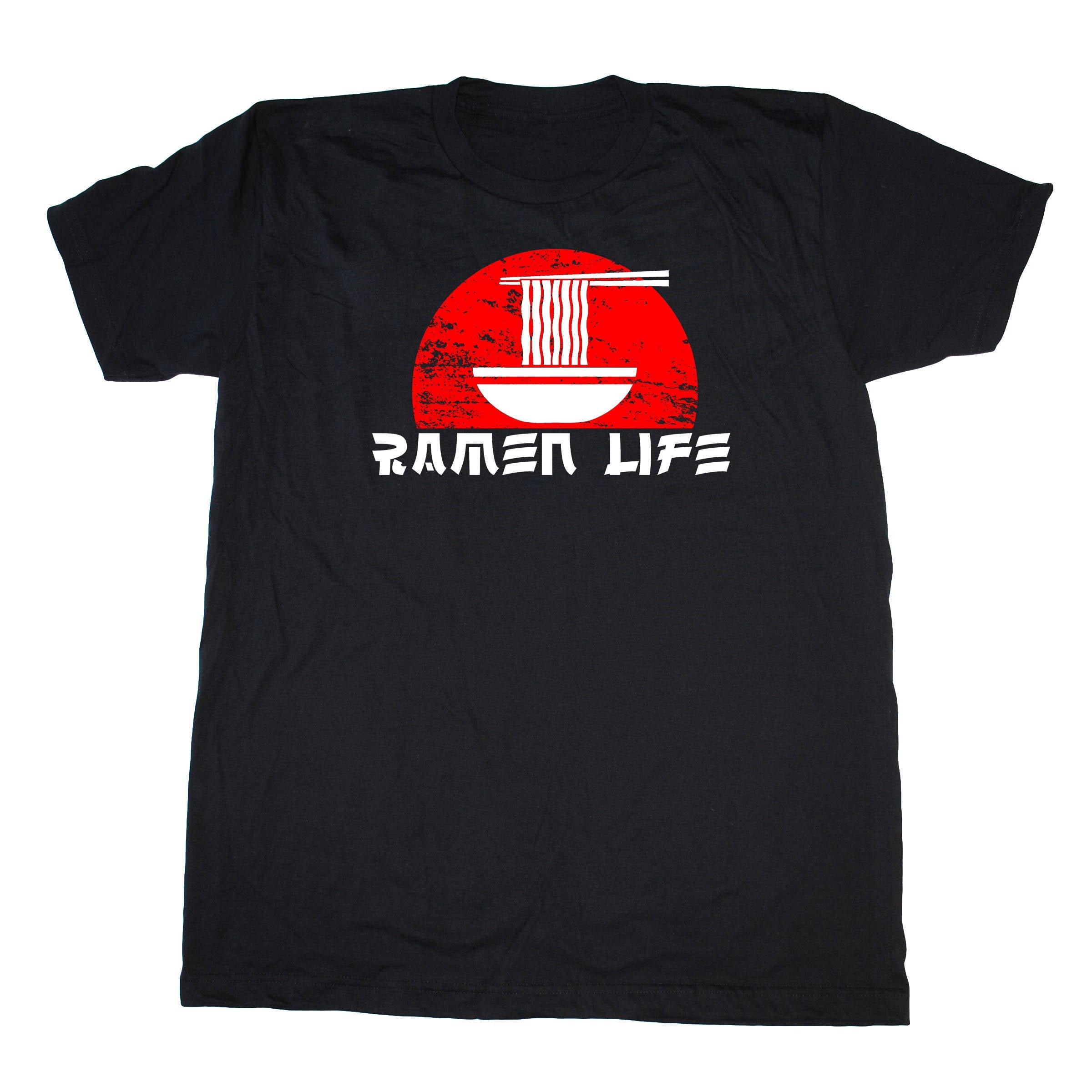 Ramen Life Men's Shirt, Ramen Foodie T-Shirt, Chef Asian T Noodle Japanese Funny Men's Food Pun