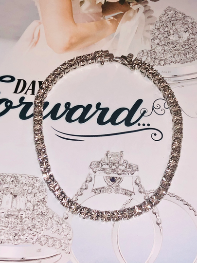 Beautiful Custom Made Natural Genuine Diamond Tennis Bracelet Not Cz Not Fake Comes W-Authenticity Card, Gift Wrapping Holiday Gift