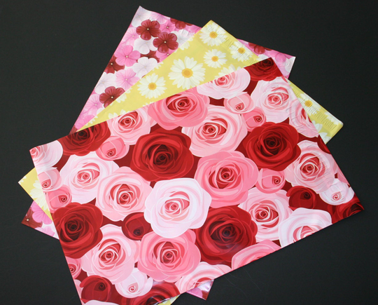 30 Assorted Designer Poly Mailers 10x13 Pink Red Hibiscus Roses Yellow Daisies Flowers Envelopes Shipping Bags Spring Mother's Day