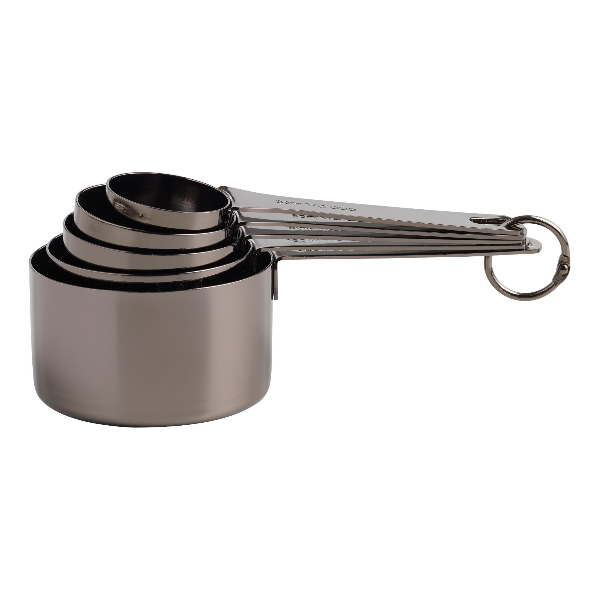 Graphite Gray Stainless Steel Nesting Measuring Cups by World Market