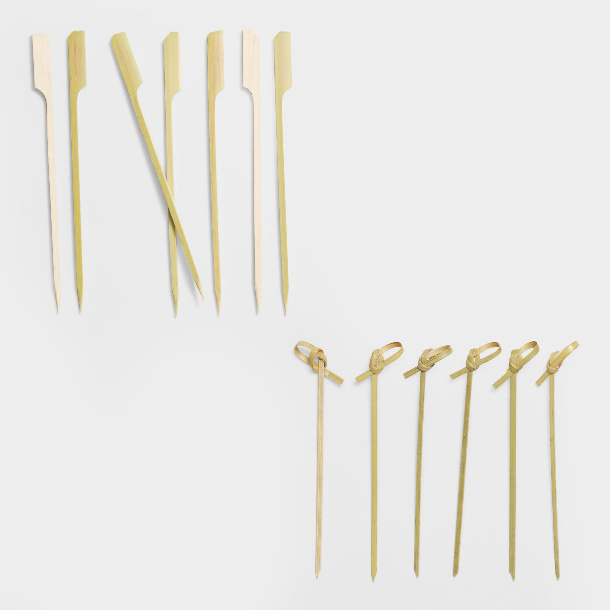 Bamboo Knot Picks or Skewers by World Market