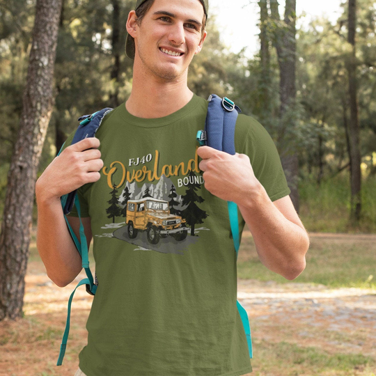Overland Bound Fj40 Men's Tri-Blend Crew Tee