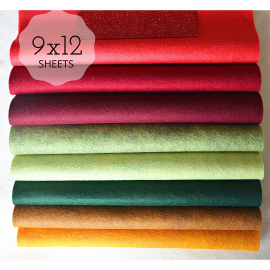 Mistletoe Felt Collection, Wool Blend Felt, Sheets, Fabric, Christmas For Crafts
