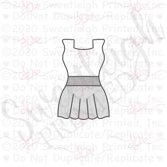 Tennis Dress Cookie Cutter