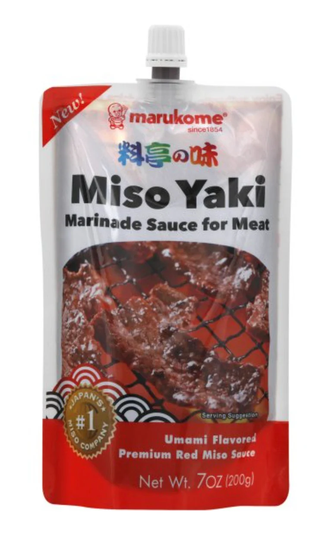 Marukome Miso Yaki Marinade Sauce For Meat 7Oz/ 200G - Free Shipping