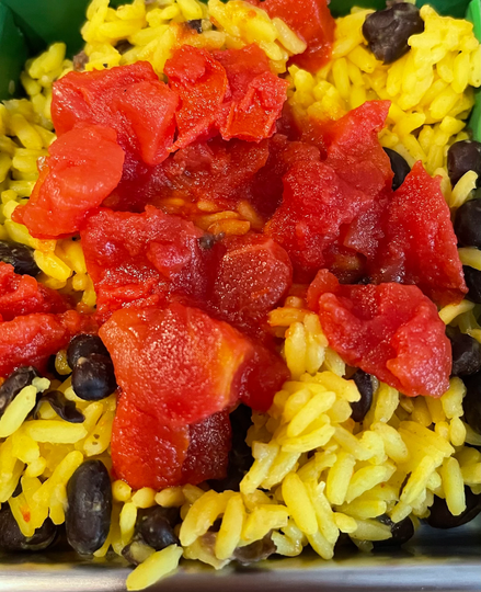 Freeze Dried Black Beans & Yellow Rice | With Tomatoes Cheese