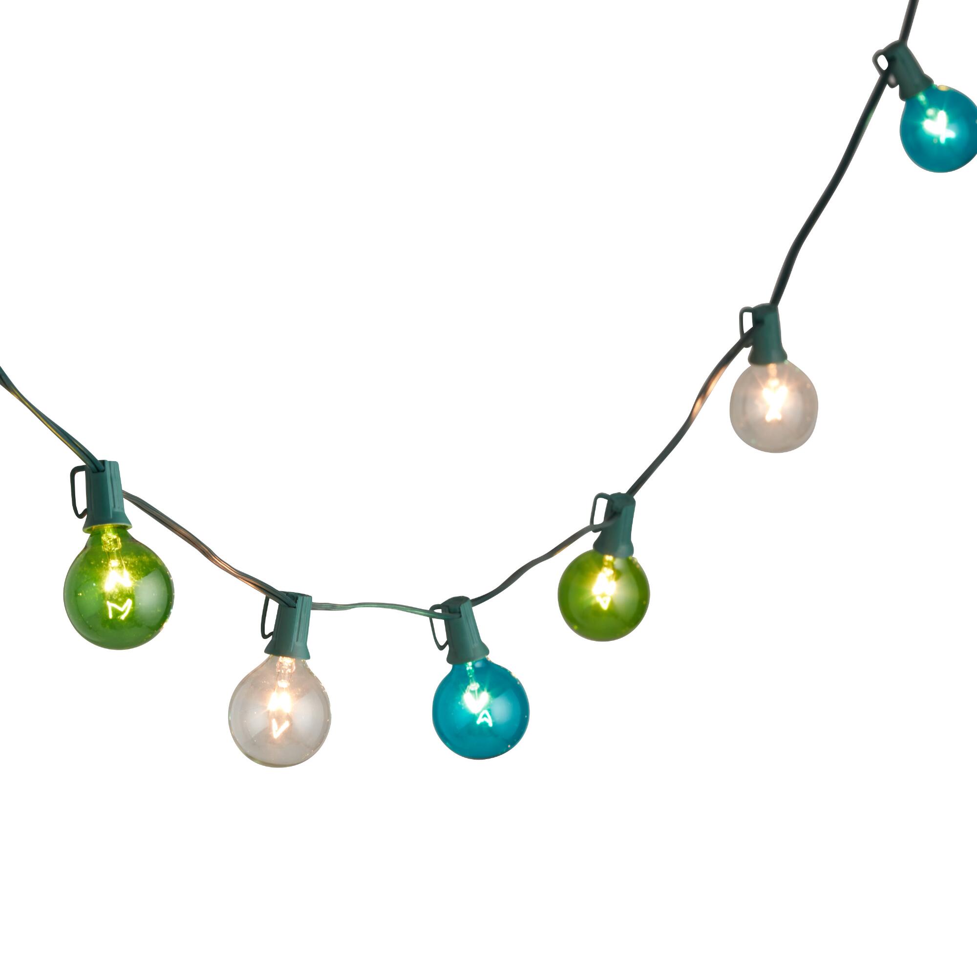 Blue And Green Seaside 30 Bulb String Lights: Blue/Green by World Market