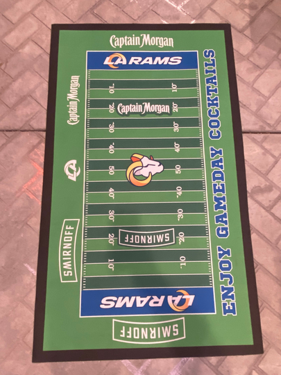 Los Angeles Rams Floor Mat Captain Morgana Smirnoff Rams Nfl Rug