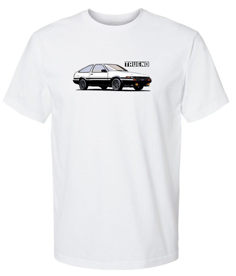 Ae86 Treuno Shirt Super Soft 60/40 Blend T Shirt Jdm Initial D Drift