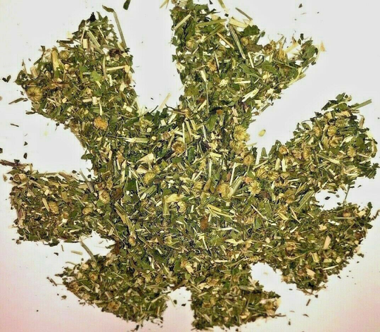 Mix Feverfew & Skullcap Herbal Blend 100% Natural Certified Organic Bulk High Quality Leaf Mix Herbs Spice Discounters