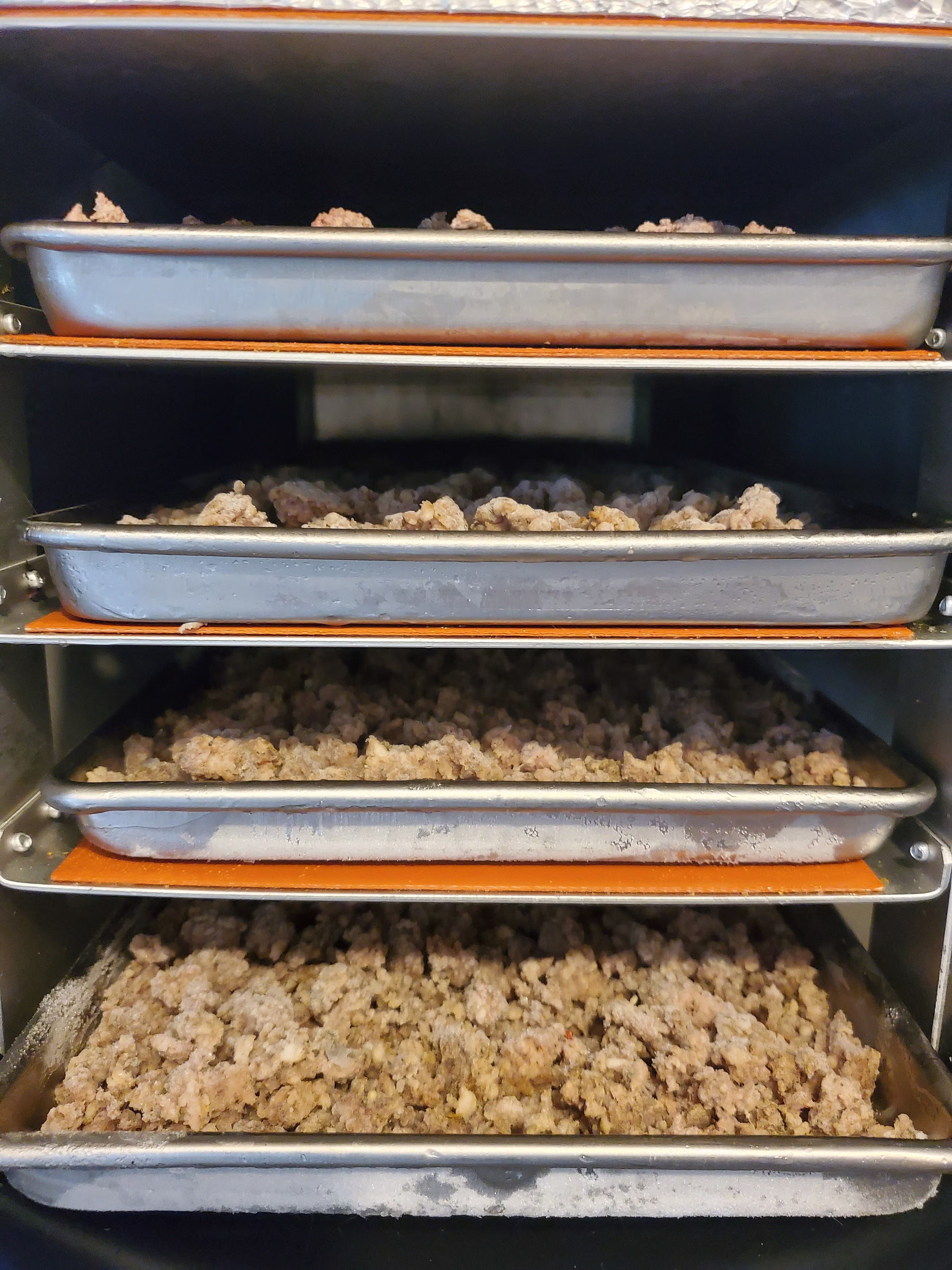 Freeze-Dried Ground Breakfast Sausage, Freeze Dried Meat, Food, Meal, Survival Camping Food