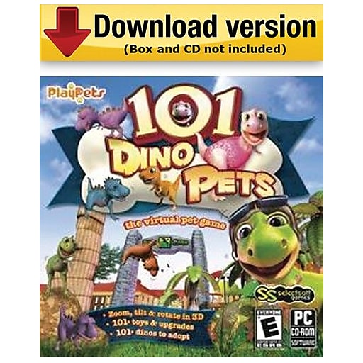 PlayPets 101 Dino Pets for Windows (1 - User) [Download]