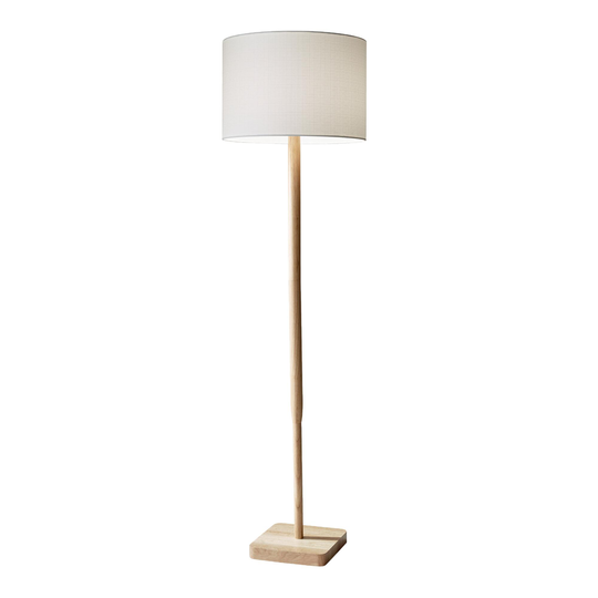 Natural Wood Mabel Floor Lamp by World Market