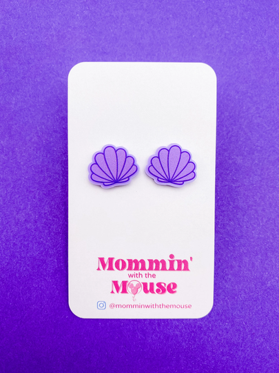 Mermaid Shell Studs