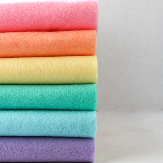 Wool Blend Felt Sheets Collection | Hippie Chick Colors 6 Sheets You Choose Size
