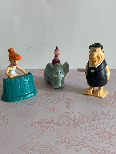 Vintage Fred Flintstones Wind Up Toy, & Vilma Flintstone Toys, Toy Figures, Toys