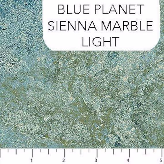 Quilt Fabric, Blue Planet, Sienna Marble, Stonehenge, Blender, Gradations, 100% Cotton, Quilter Premium Northcott, 39300-48