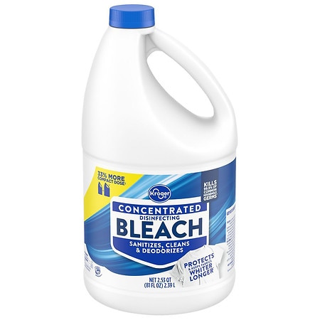 Kroger Concentrated Disinfecting Bleach - 81.0 oz