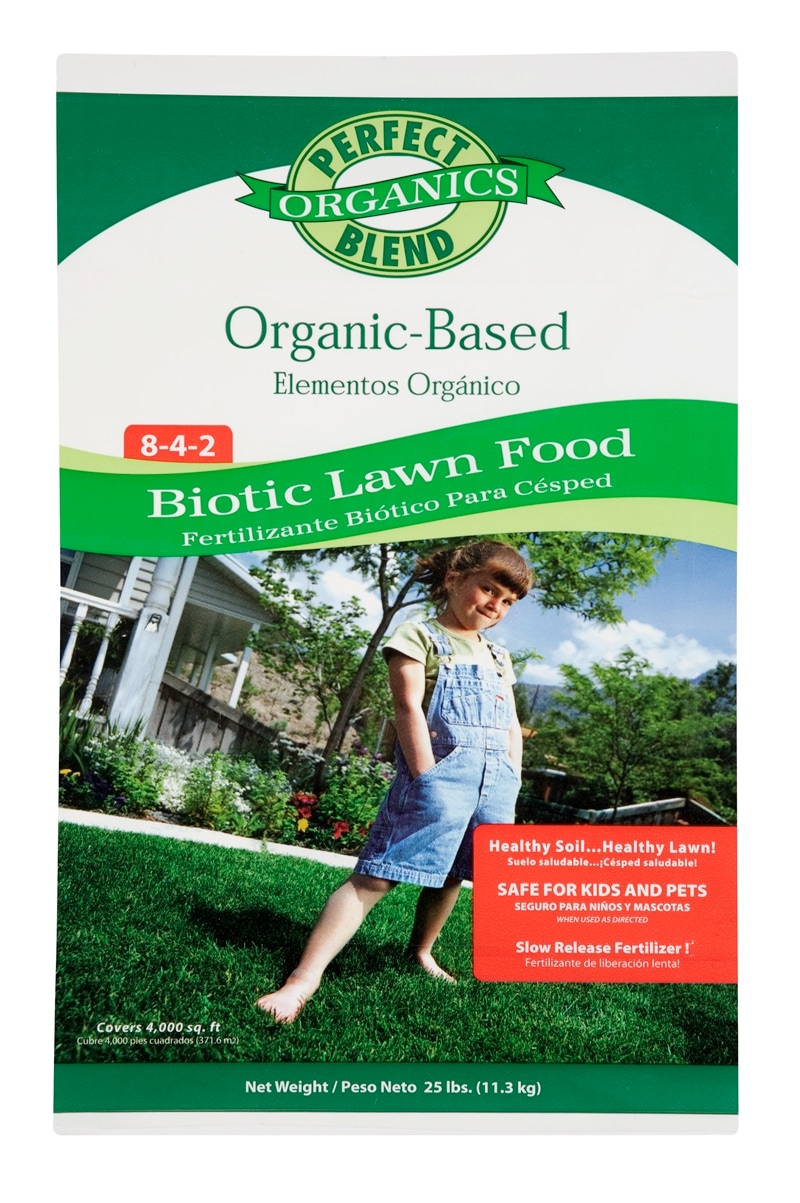 Perfect Blend Organic 25-lb 2000 Sq. 8- 4- 2 All-purpose Lawn Fertilizer | 307813
