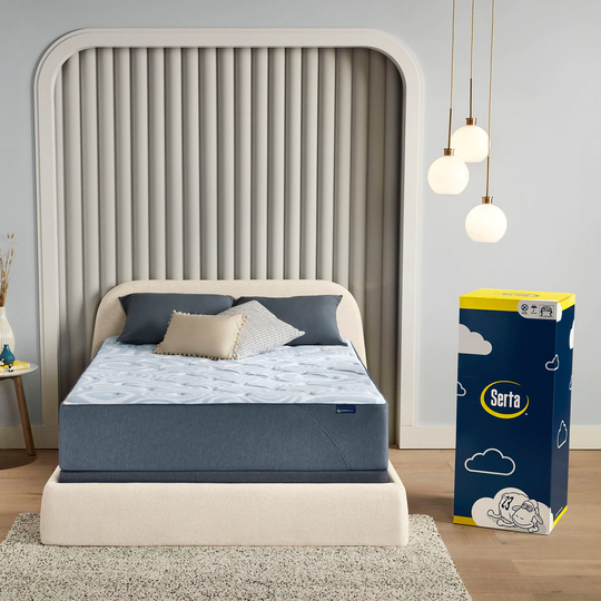 Serta Perfect Sleeper Renewed Relief 12-in Soft California King Hybrid Memory Foam/Coil Blend Mattress in a Box in White | 500300168-1070
