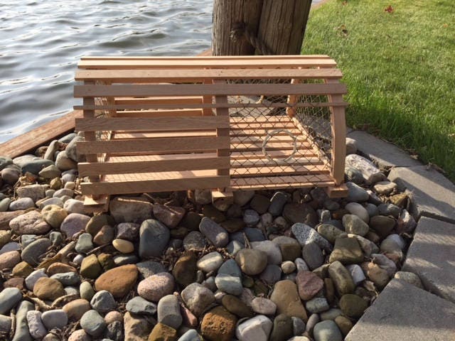 Seafood Restaurant & Fishmonger Wooden Lobster Trap Handmade, Copy Of 1960 Vintage Trap, Nautical Theme, Landscape, Crab Cage