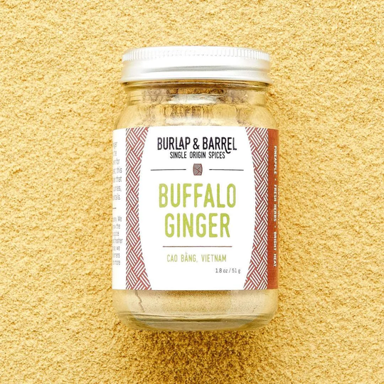 Burlap & Barrel Spice Estate Grown Buffalo Ginger Ground Jar | Vietnam