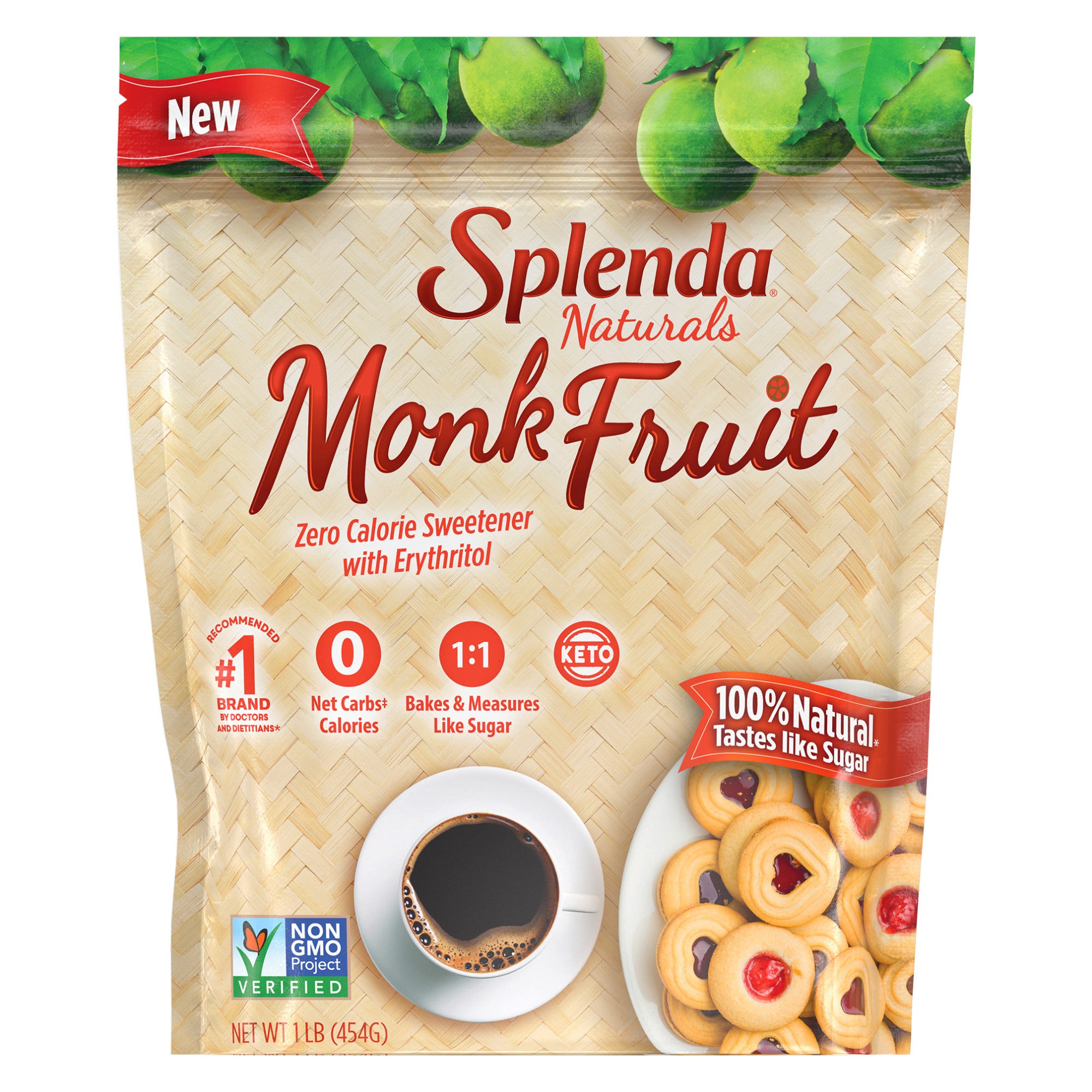 Splenda Monk Fruit Zero Calorie Sweetener - 16 oz
