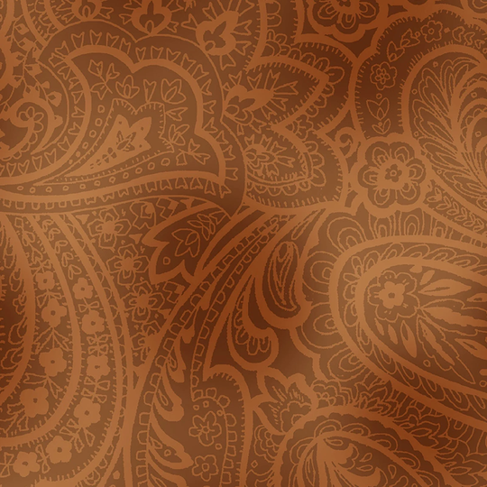 Paisley Fabric, Brown Blender Kanvas Studio, Radiant Paisley, 9747-78, Quilting Cotton, Fabric By The Yard