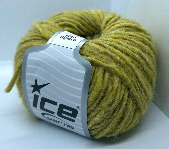 Etno Alpaca #69355 Old Gold - Ice Merino Wool Acrylic Blend Yarn 50 Gram 82 Yards Weight Group #5 Bulky