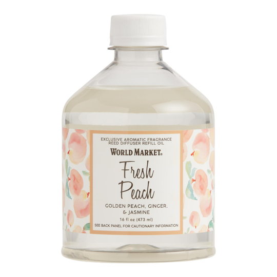 Pier Place Fresh Peach Reed Diffuser Oil Refill by World Market