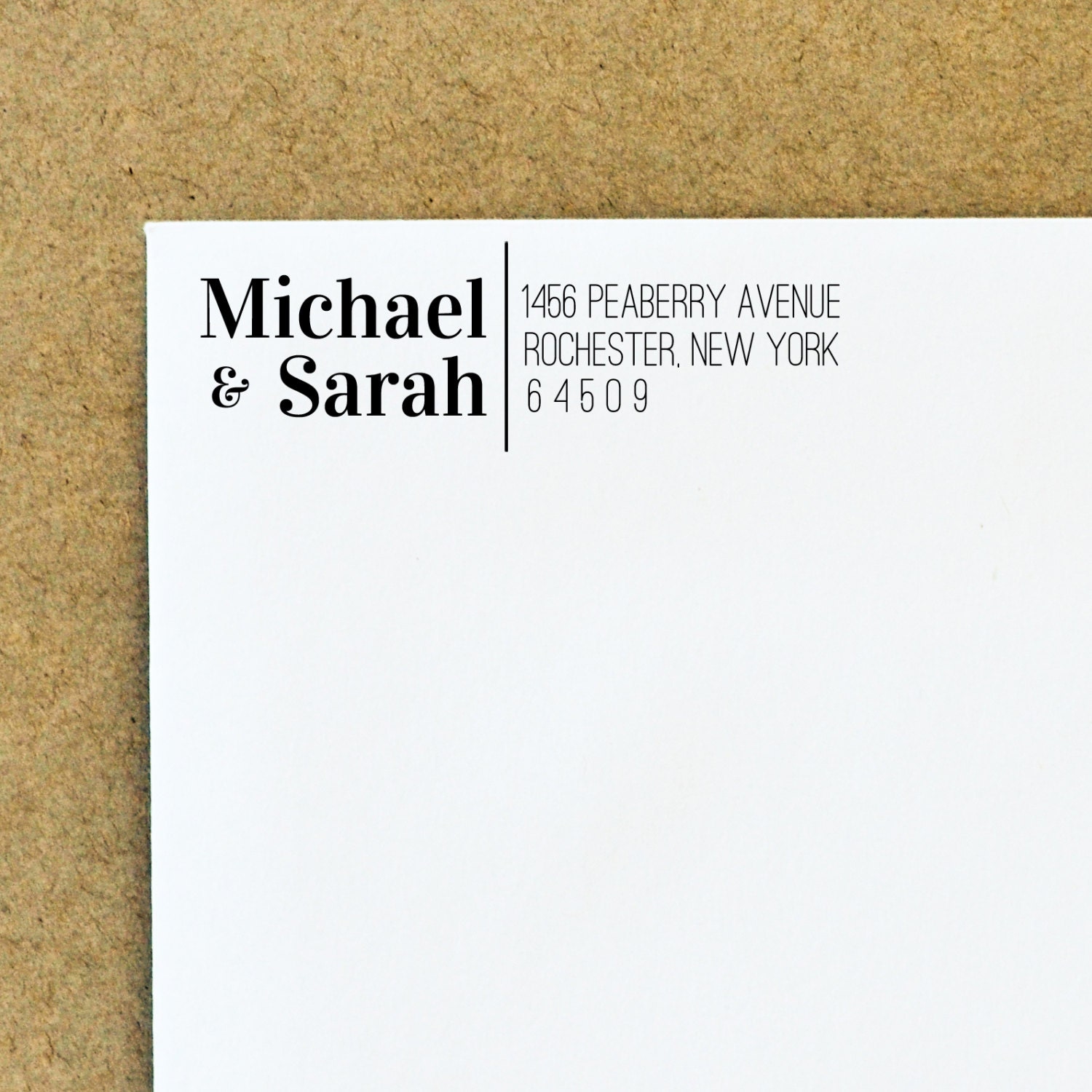 Home Address Stamp, Interesting Label Bold Font, Personalized, Self-Inking