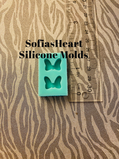 Bow Earrings Silicone Mold With Regular Edges Or Rounded Please Read Description Before Placing Order