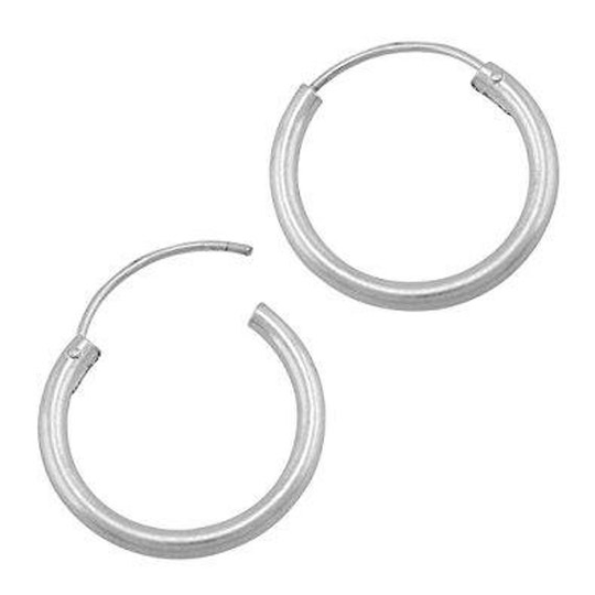 Plain Platinum Bali Earrings Jl Pt E 172