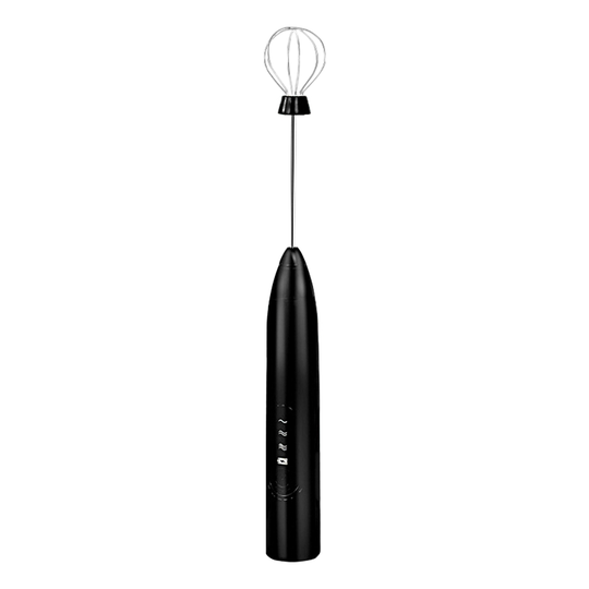 1 Set Egg Beater Electric Handheld Rechargeable Three Gears Adjustable Whisk Blender Kitchen Tools - black, 1