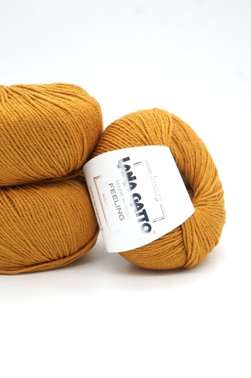 Knitting Yarn Lana Gatto Feeling - A Blend Of Merino Wool, Silk & Cashmere Extremely Soft With Luxurious Silky Sheen
