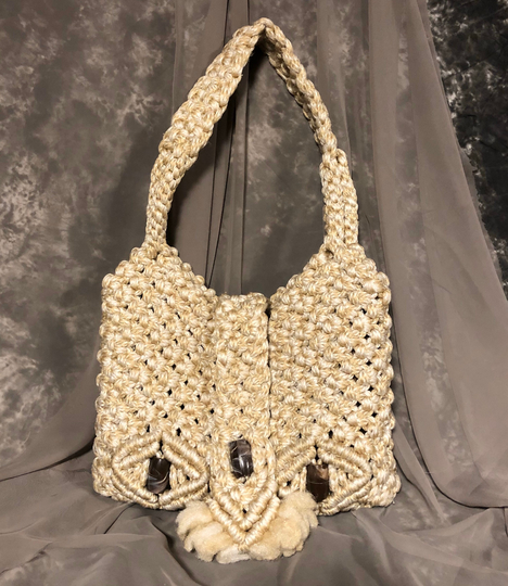 Vintage Macrame Purse/Handbag