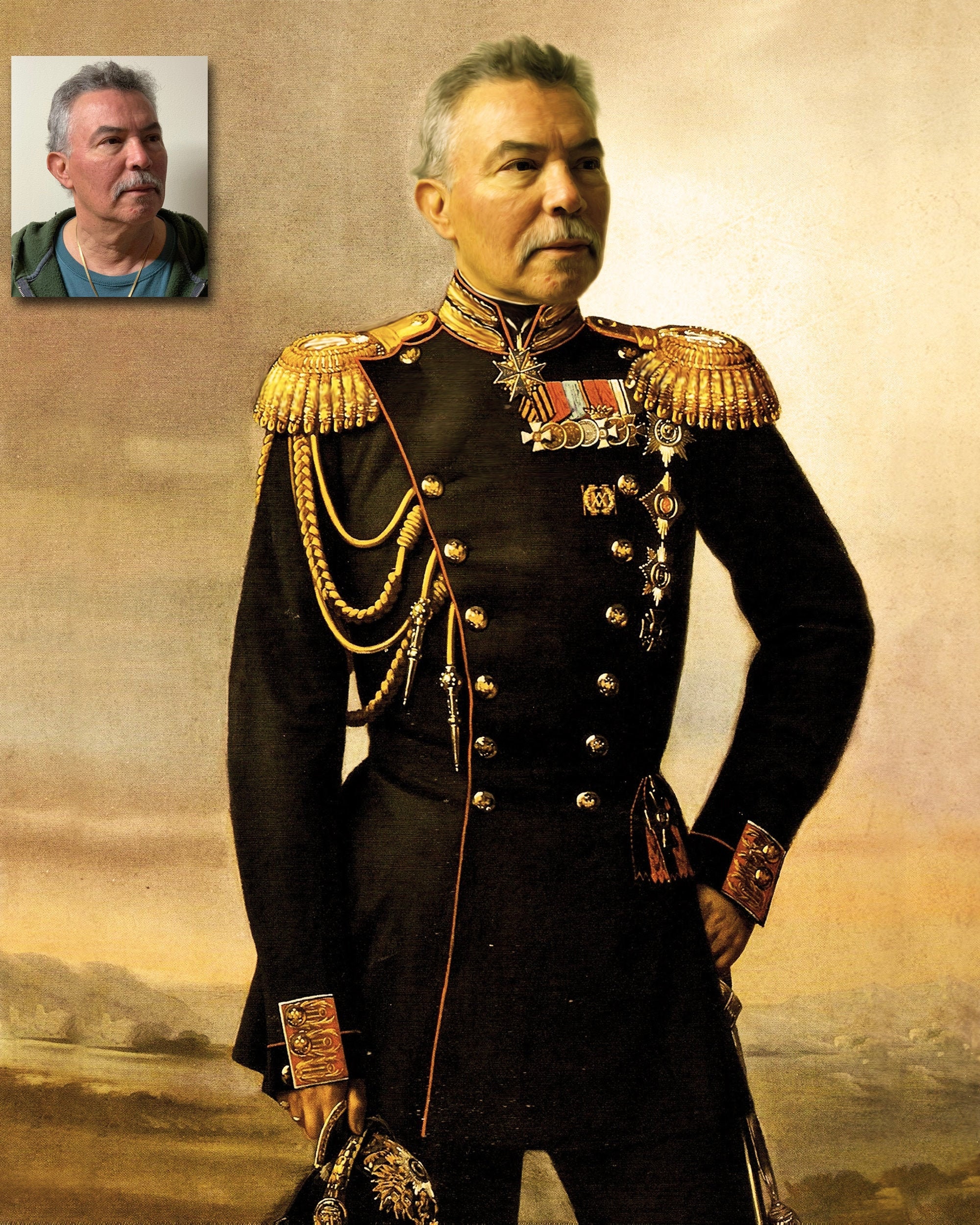 Personalized Historical Portrait, Royal Renaissance Portraits, Victorian Governor General Fathers Day Gift