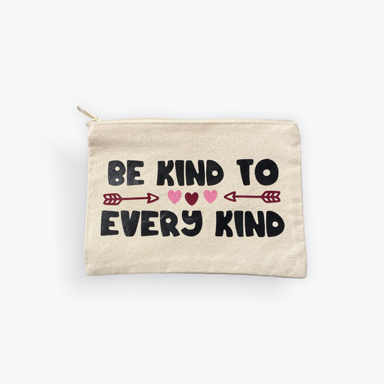 Be Kind To Every |7.5x5 Zipper Bag Ideal For Traveling