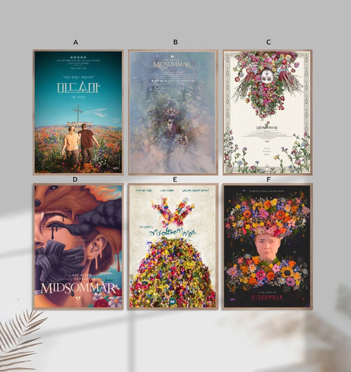Midsommar Film Classic Movie Home Decor Canvas Poster Unframe-8x12''16x24''24x36''