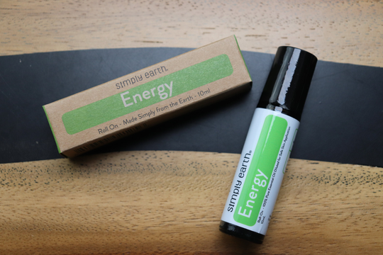 Energy Essential Oil Blend Roll-On, Simply Earth Oils, Essentil Roll-On For Energy