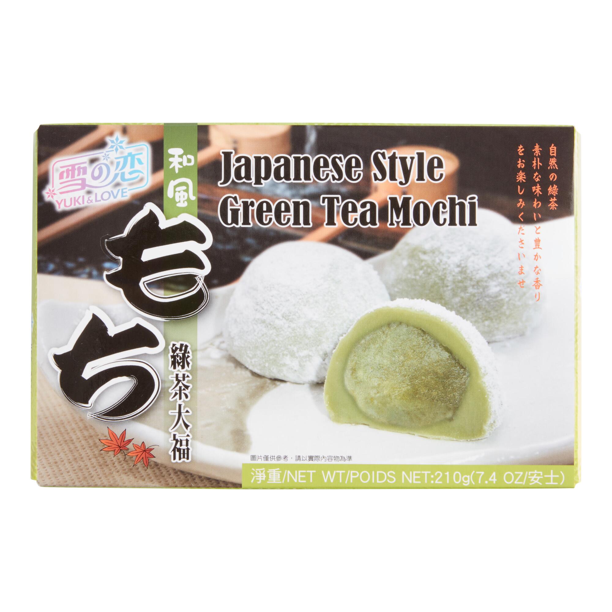 Yuki & Love Green Tea Mochi Set Of 6 by World Market